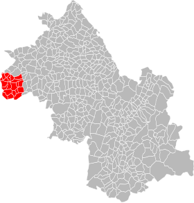 Localisation de Communauté de communes du Pays Roussillonnais