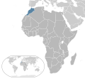 Localização do Marrocos