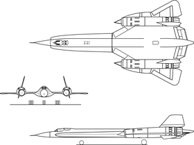 vue en plan de l’avion