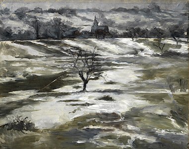 Taunuslandschaft im Vorfrühling (c. 1875), Staatliche Kunsthalle Karlsruhe