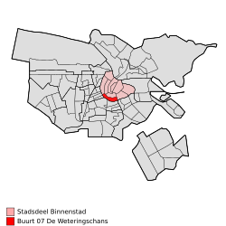 Weteringschans – Mappa