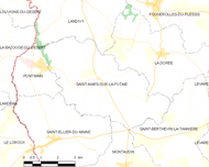 Saint-Mars-sur-la-Futaie: situs