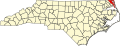 State map highlighting Currituck County