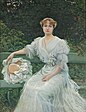 Jules Cayron, Portrait de Marguerite Durand (1897), Paris, bibliothèque Marguerite-Durand.
