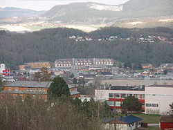 View of Melhus sentrum