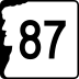 New Hampshire Route 87 marker