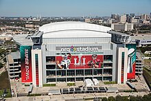 NRG Stadium, bird's eye view.