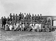 The medical staff of No. 1 Stationary Hospital at Ladysmith No. 1 Stationary Hospital at Ladysmith; Boer War Wellcome L0024935.jpg