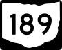 State Route 189 marker