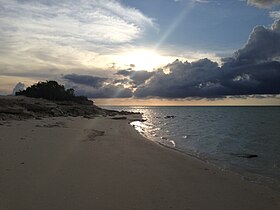 Coucher de soleil sur Parrot Cay