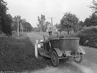 Servicio postal, condado de York, Maine, 1930