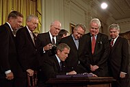 President Bush signs USA PATRIOT Act
