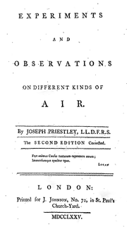 Miniatura para Experiments and Observations on Different Kinds of Air