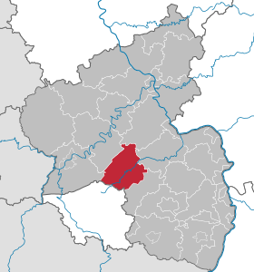 Localisation de Arrondissement de Birkenfeld