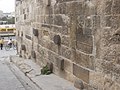 Südmauer der al-Qaiqan-Moschee Aleppo, Blick nach Westen