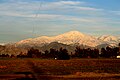 La sierra de San Bernardino en invierno.