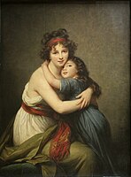 Madame Vigée-Lebrun et sa fille, by Louise Élisabeth Vigée Le Brun, 1789