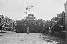 Deel van de Tijgerbrigade vertrekt naar Nederland (april 1948)