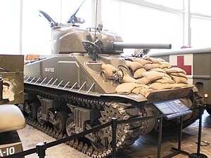 English: Sherman Tank at WWII Museum in New Or...