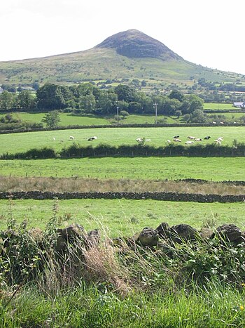 Slemish, mountain in County Antrim where St Pa...