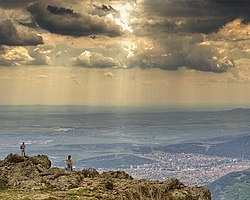 מראה סליבן ממרום הרי הבלקן