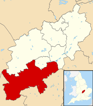 Саут-Нортгемптоншир на карте