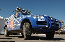 2005 DARPA Grand Challenge winner Stanley performed SLAM as part of its autonomous driving system. Stanley2.JPG