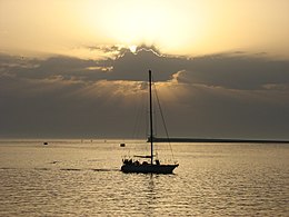 Tramonto sul Mar Nero visto da Sebastopoli