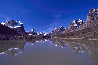 Summit Lake, Akshayuk Pass, Baffin Is.