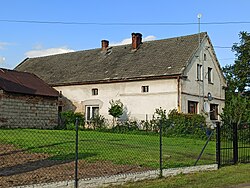 19th-century house in Włóczno, a historic monument