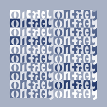 The name "Michel Onfray" in negative space, with the surname shaped by the letters of the given name, and reciprocally. Tessellation ambigramme Michel Onfray - figure-fond.png