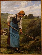 収穫(c.1880/1881) ハンティントン 美術館蔵