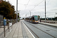 The New Luas Extension - Leopardstown Valley (5094519646).jpg