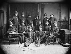 Toronto Police Service officers in 1883 TorontoPolice19thCentury.jpg