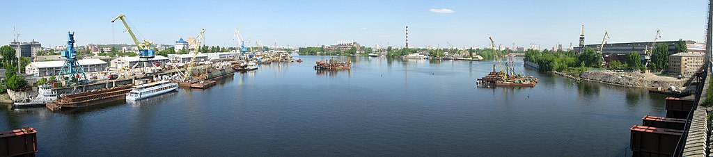 Port de Kiev, panorama.