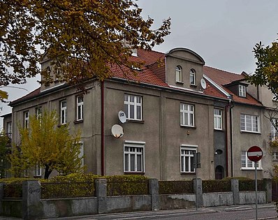 View from street crossing