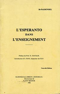 L' Esperanto dans l' Enseignement