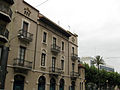 Conjunt plaça Palmera, carrer Caamaño i carrer Monturiol (Figueres)