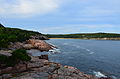 Acadia Ulusal Parkı sahilleri ve "Sand Beach"