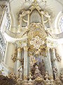 Altar and organ of the rebuilt Frauenkirche Dresden