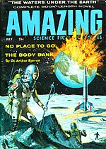 Amazing Science Fiction Stories cover image for July 1958