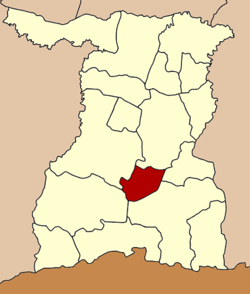 Amphoe location in Surin Province