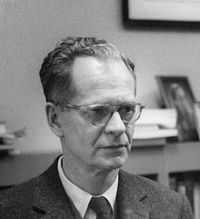 B.F. Skinner at the Harvard Psychology Department, circa 1950 B.F. Skinner at Harvard circa 1950.jpg