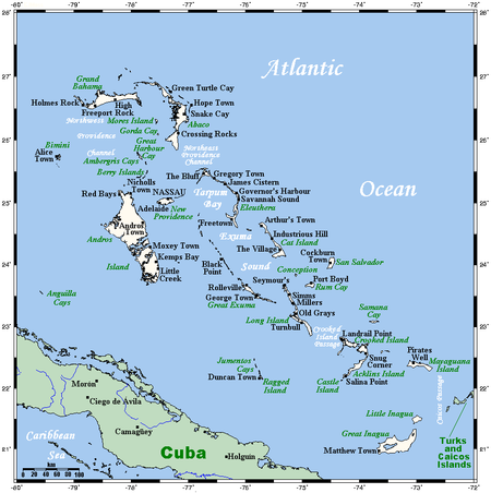 Bahamas  on Geography Of The Bahamas   Wikipedia  The Free Encyclopedia