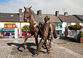 Bronze sculpture in reference to the Ballinasloe Horse Fair, 2003