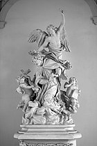 Escultura religiosa del Barroco, Johann Jacob Schoy: Apotheose des hl. Johannes von Nepomuk (1724)