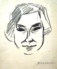 Portrait de Margarita Xirgu, 1920.