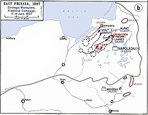 Стратешки покрети француске и руске војске пред битку код Фридланда