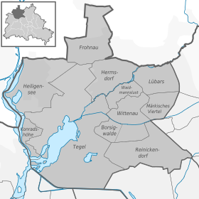 Localisation de Arrondissement de Reinickendorf