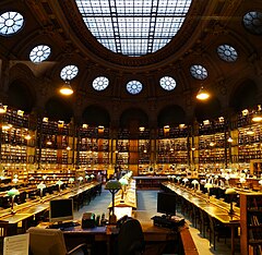 Bibliothèque nationale de France (stránky Richelieu), Paříž - Salle Ovale.jpg